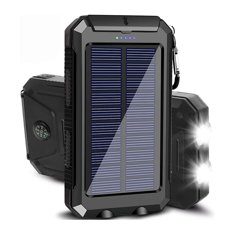 Solarbetriebene tragbare Powerbank für Telefon
