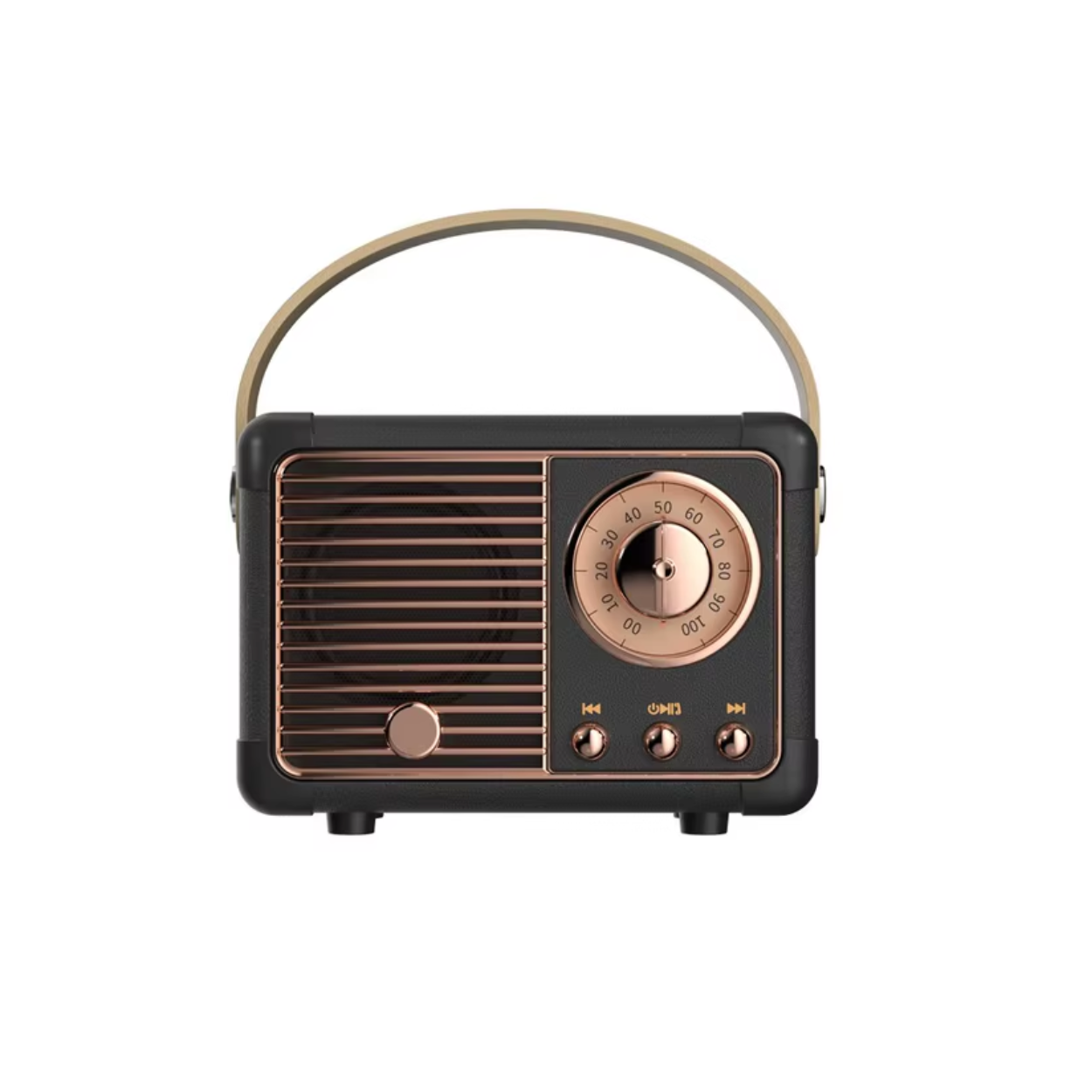 Kompakter Vintage Bluetooth-Lautsprecher