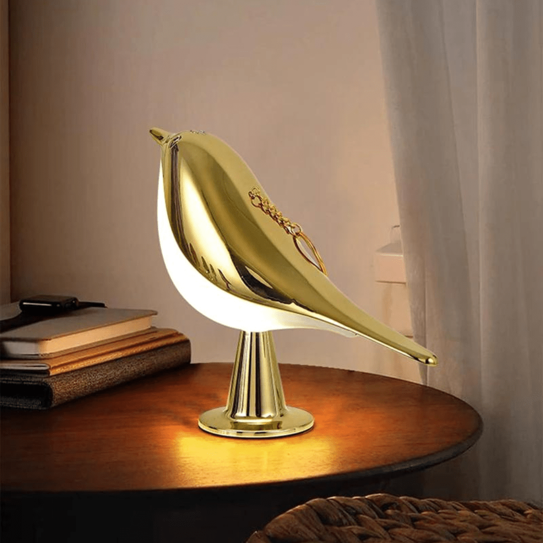 Elegante Tischlampe im Vogel-Design