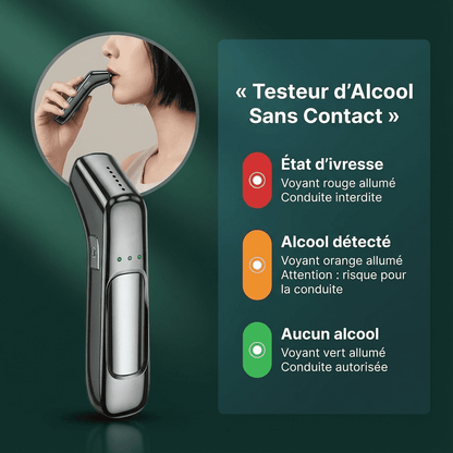 Alcotex™ – Tragbarer elektronischer Alkoholtester mit schneller Anzeige und LCD-Bildschirm