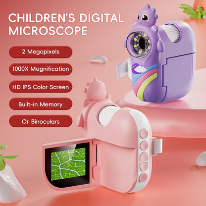Microscope numérique à grossissement 1000X avec caméra 2 MP et écran