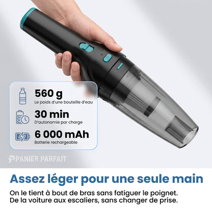 Aspirateur à main puissant sans fil avec station de recharge