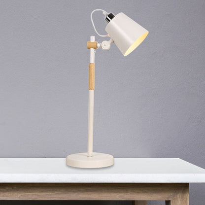 Vintage klappbare Metall-Schreibtischlampe