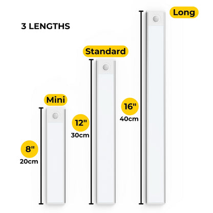 Bande LED sans fil à détection de mouvement pour installation sans
