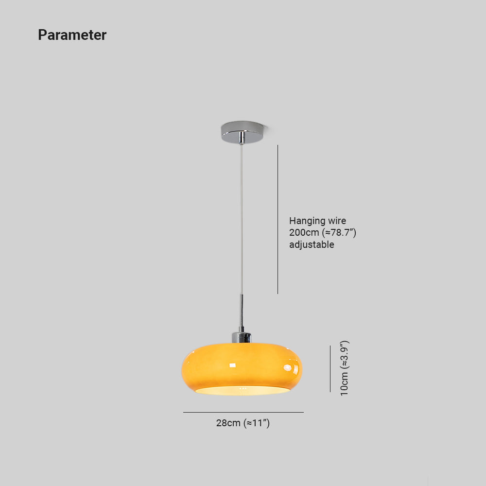 Lampe suspendue LED moderne à éclairage intégré