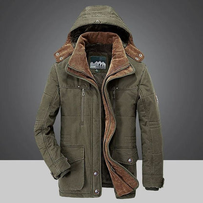 Warme Herren-Parka-Jacke für den Winter
