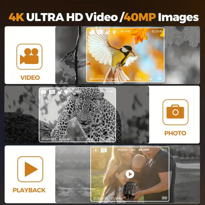 Monoculaire vision nocturne infrarouge 8x zoom avec batterie 5000 mAh