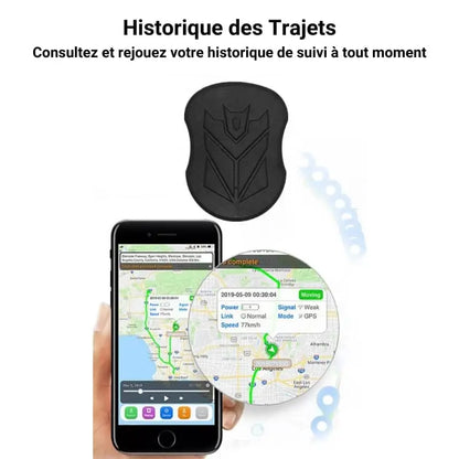 Mini traceur GPS étanche avec micro pour voiture et moto