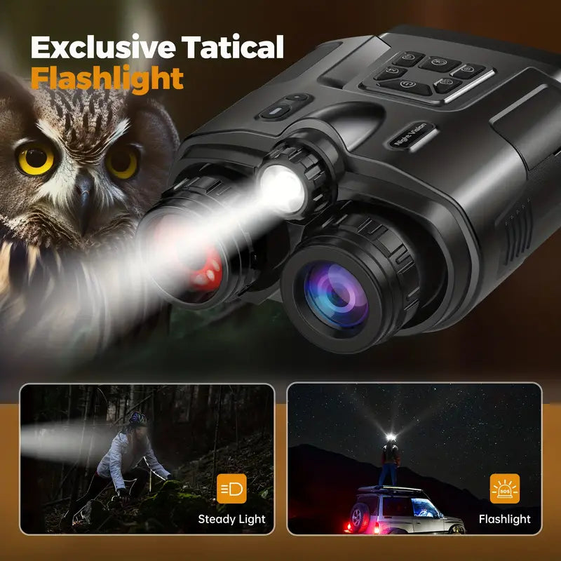 Monoculaire vision nocturne infrarouge 8x zoom avec batterie 5000 mAh