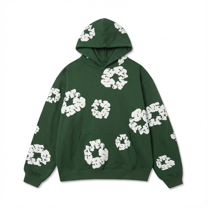 Eleganter Herren-Sweatshirt mit Blumenmuster – Chic und bequem für den Frühling