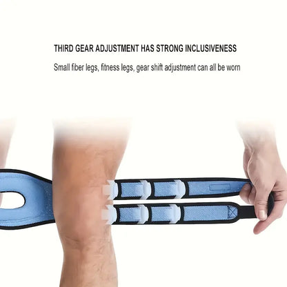 Kneoflex™ – Atmungsaktive Sport-Kniebandage mit Doppelriemen und Kniescheibenstabilisierung