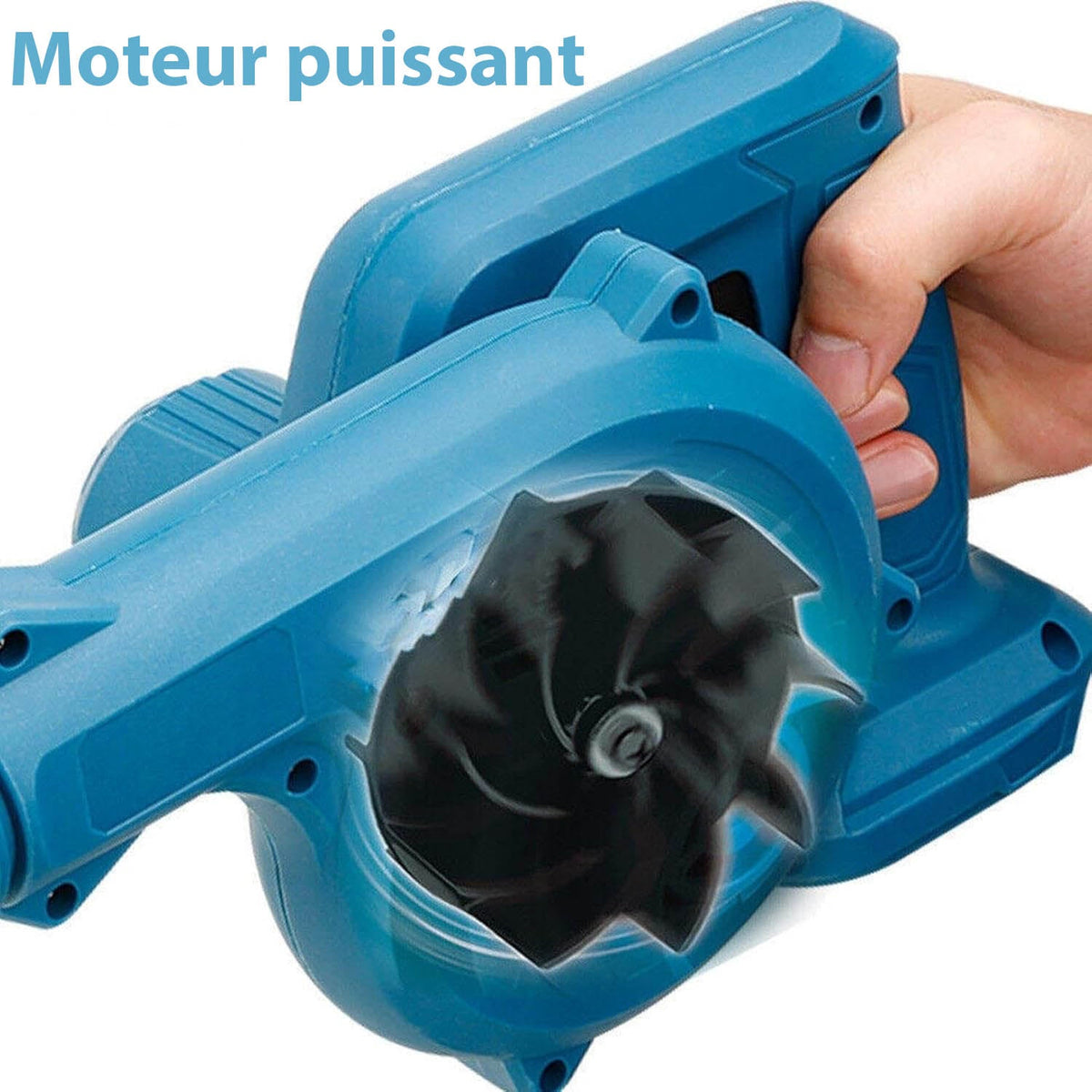 Aspirateur souffleur sans fil rechargeable 21 V