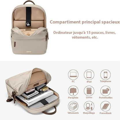 Sac à dos ordinateur portable léger compartiment rembourré
