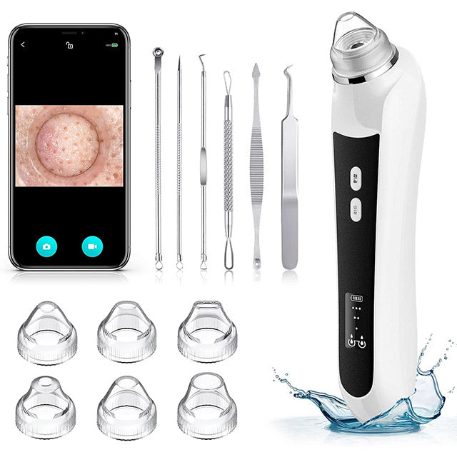 Aspirateur de pores professionnel avec caméra intégrée