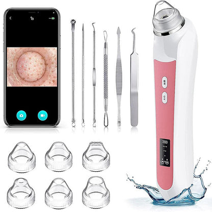 Aspirateur de pores professionnel avec caméra intégrée