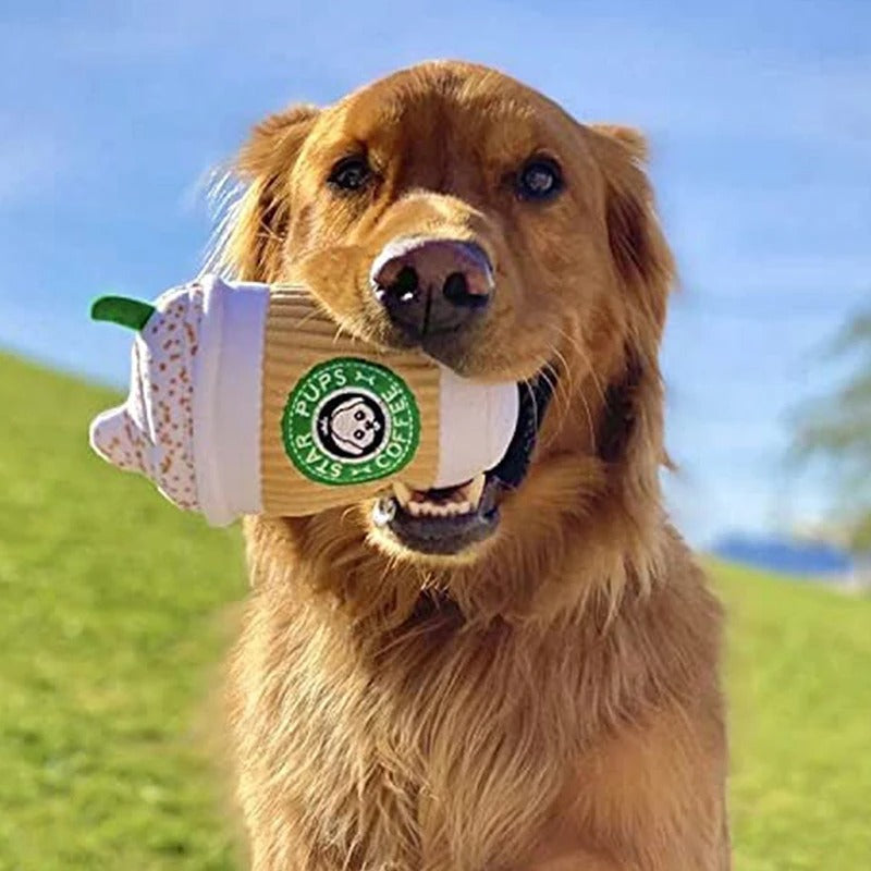 Jouet à mâcher en peluche doux pour chien