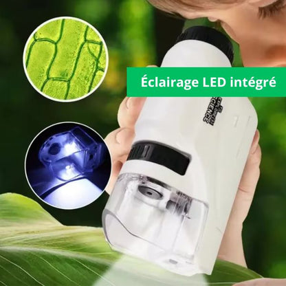 Microscope de poche puissant à grossissement élevé