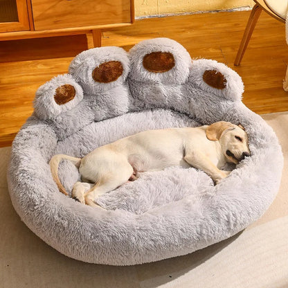 Lit confortable en forme d'ours pour enfant