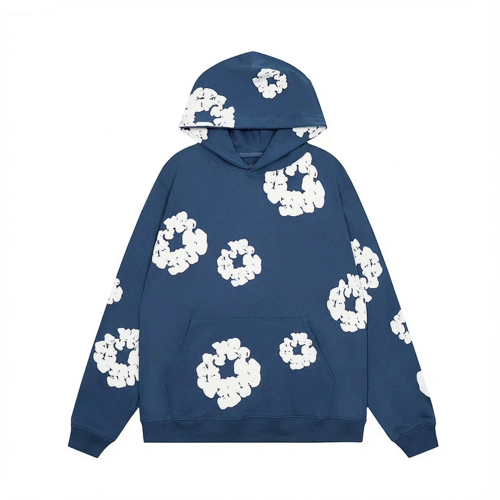 Eleganter Herren-Sweatshirt mit Blumenmuster – Chic und bequem für den Frühling