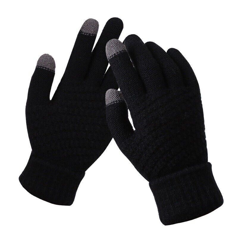 Gants tricotés légers à design élégant