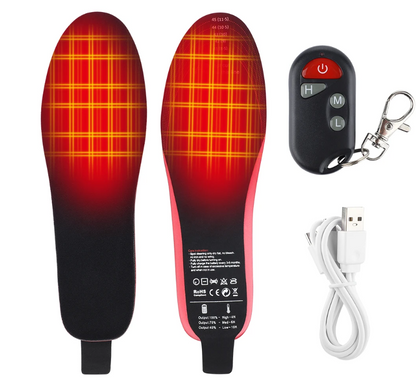 Semelles chauffantes rechargeables à technologie thermique