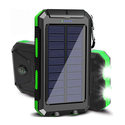 Solarbetriebene tragbare Powerbank für Telefon