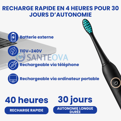 ClariClean™ – Automatische elektrische Zahnbürste mit 5 Intensitätsstufen