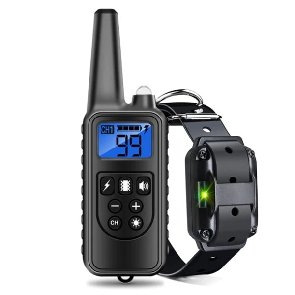 Collier anti-aboiement étanche rechargeable pour chien