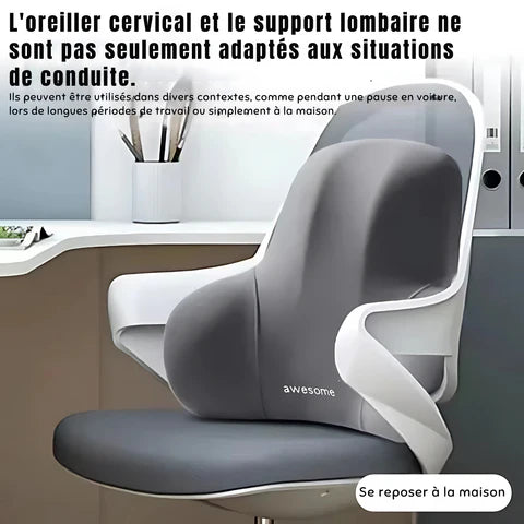 Ergonomisches Lendenkissen aus Memory-Schaum