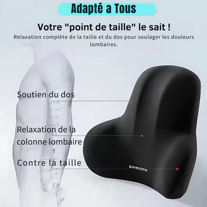 Ergonomisches Lendenkissen aus Memory-Schaum