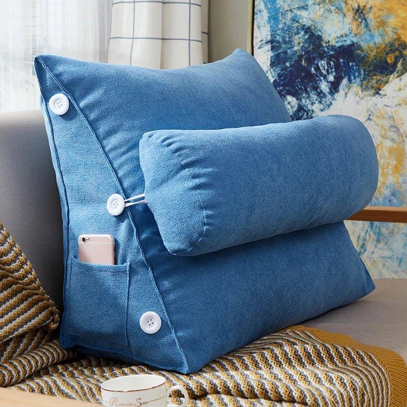 ReadLuxe™ – Ergonomisches Lesekissen mit Lendenstütze