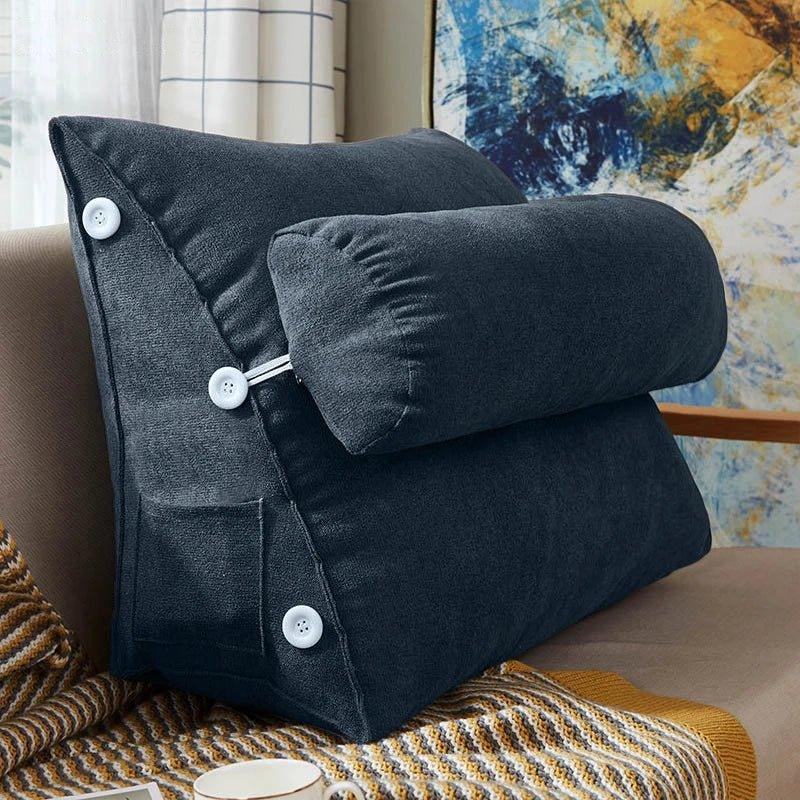 ReadLuxe™ – Ergonomisches Lesekissen mit Lendenstütze