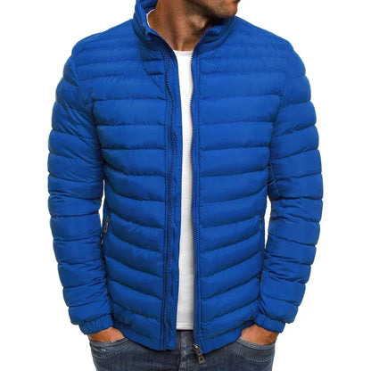 Veste d'automne moderne à fermeture zippée