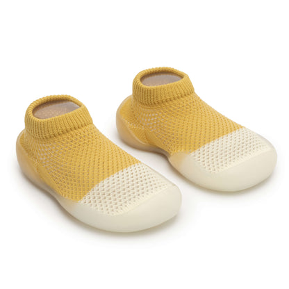 Chaussures antidérapantes légères bicolores pour bébé