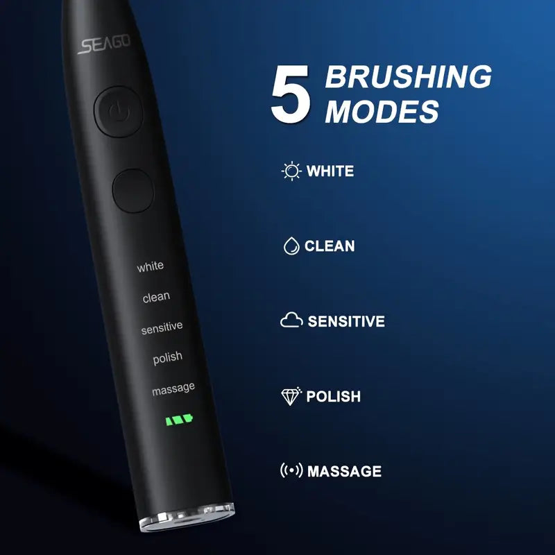Dentrax™ – Brosse à dents électrique automatique pour hommes, longue autonomie et étanche
