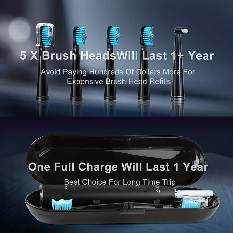 Dentrax™ – Brosse à dents électrique automatique pour hommes, longue autonomie et étanche