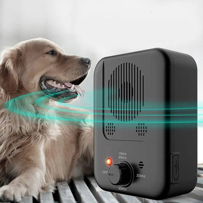 Collier anti-aboiement à ultrasons rechargeable pour chien