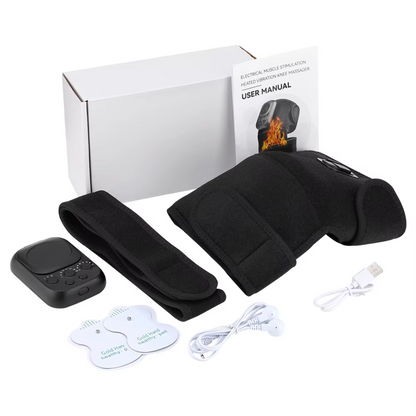 Beheizbare Kniebandage mit EMS-Massage 60 °C – Akku mit langer Laufzeit 5000 mAh