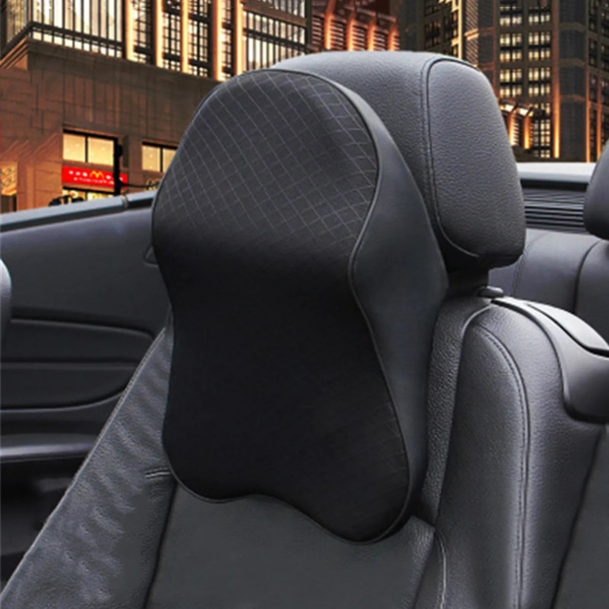 Coussin de cou ergonomique en mousse pour siège de voiture
