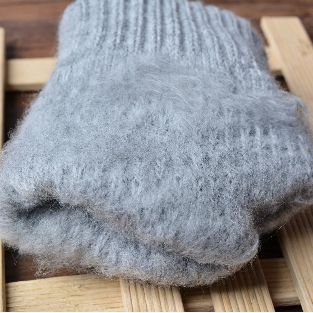 Gants tricotés légers à design élégant