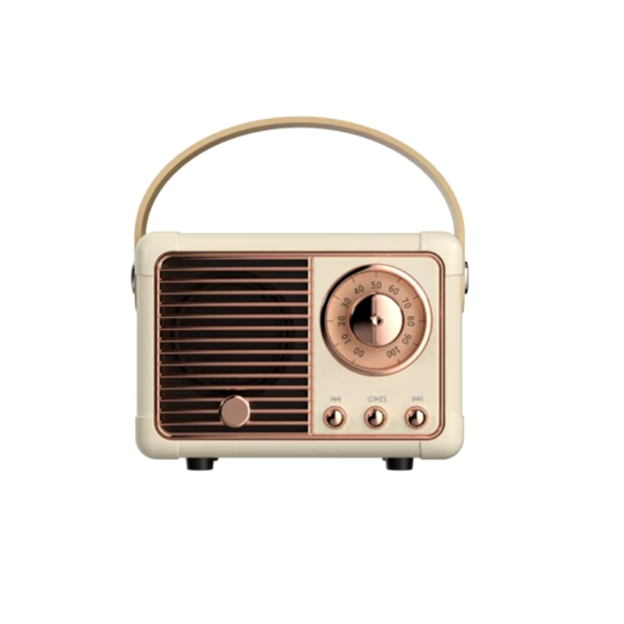 Kompakter Vintage Bluetooth-Lautsprecher