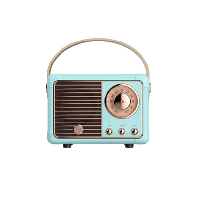Haut-parleur Bluetooth portable au design rétro