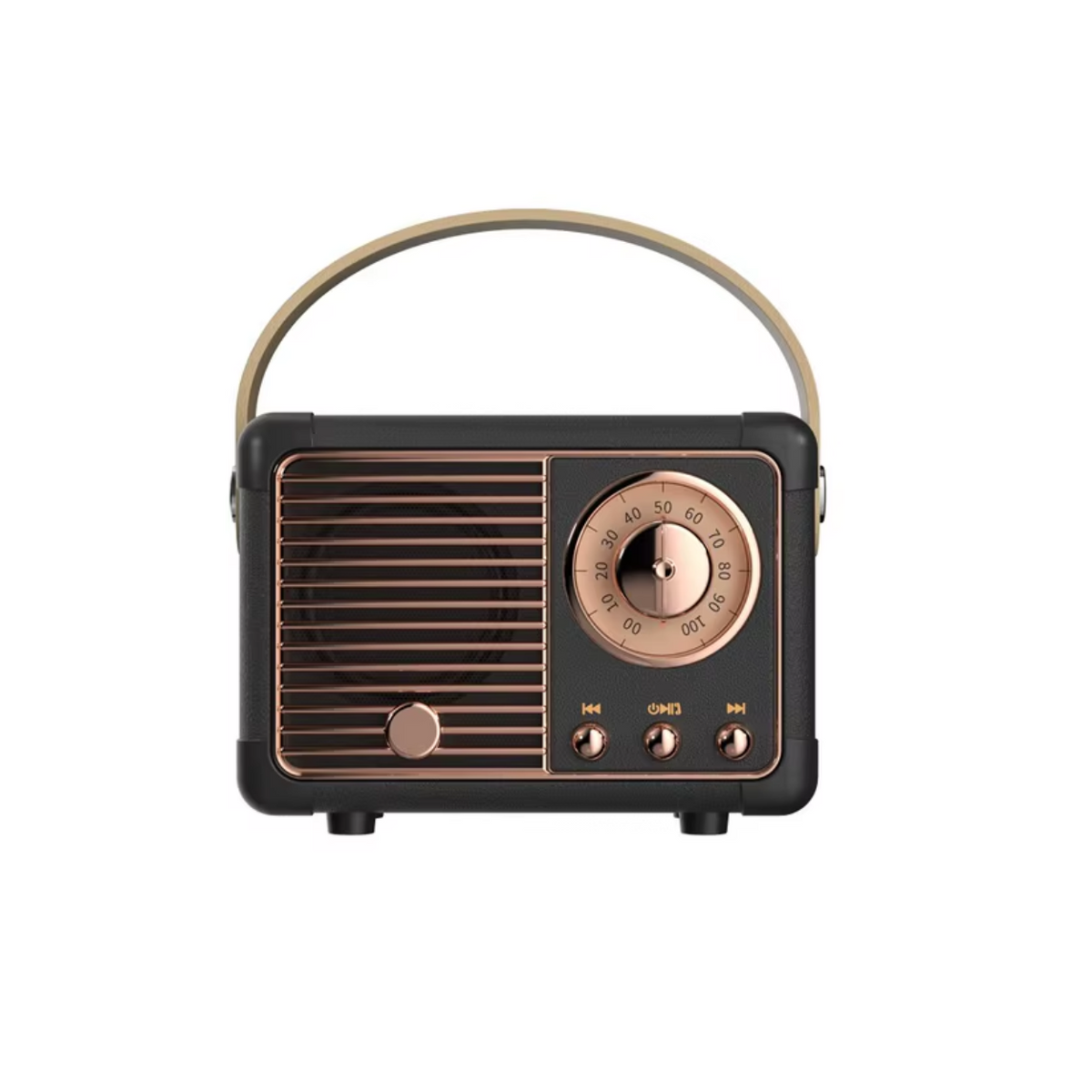 Haut-parleur Bluetooth portable au design rétro