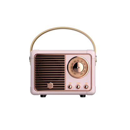 Kompakter Vintage Bluetooth-Lautsprecher