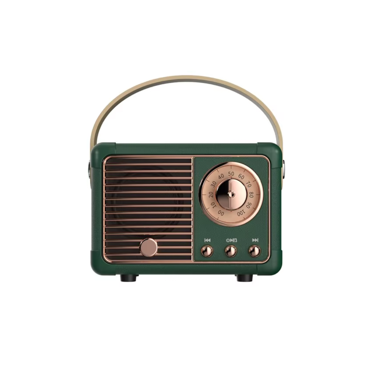 Kompakter Vintage Bluetooth-Lautsprecher