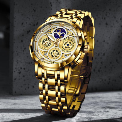 Elegante Herrenuhr mit Armband