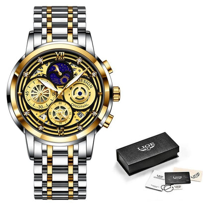 Elegante Herrenuhr mit Armband