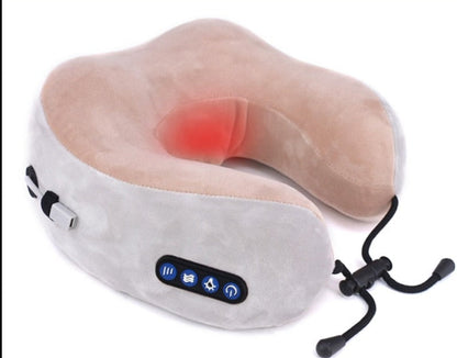 Elektrisches Nackenmassagekissen mit Kontur, kompakt und entspannend