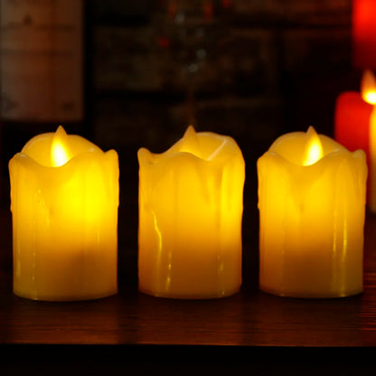 Sichere LED-Kerzen für Feste und Partys