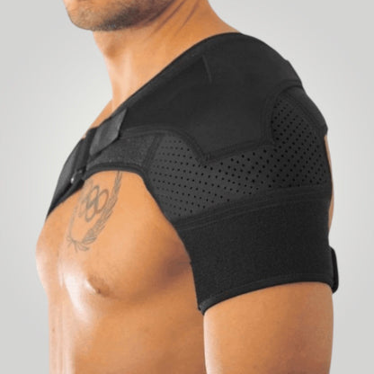 Attelle d'épaule réglable en tissu respirant
